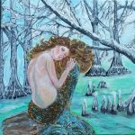 Gallery 2 - Mermaid in the everglades with a great blue heron
