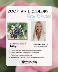 Master the Art of Watercolor: An Online Series with Peggy Kirkwood